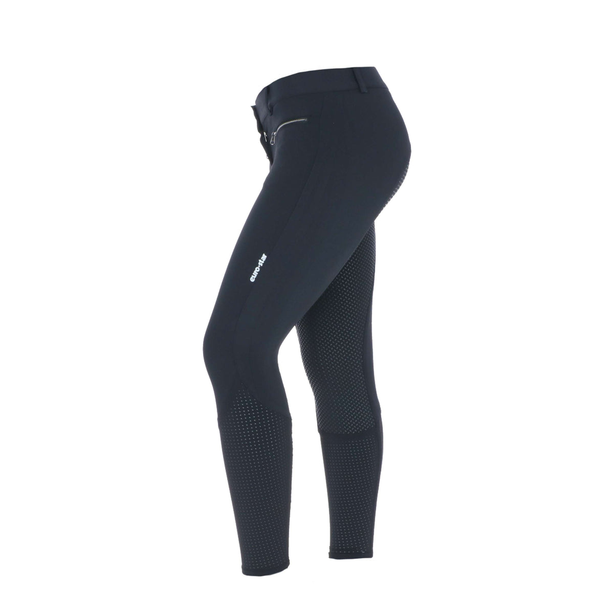 Euro-Star Pantalon d'Équitation Airflow FullGrip Noir