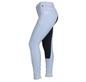 BR Pantalon d'Équitation Limerick Siliconen Fond de Peau Blanche-Neige