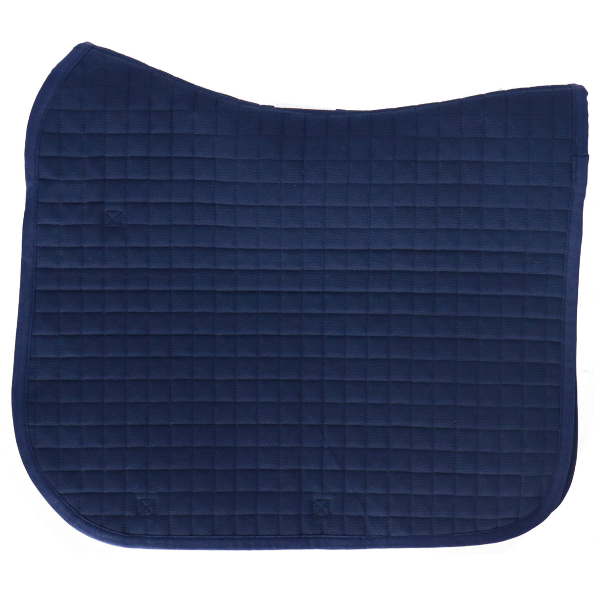 Bucas Therapy Tapis de Selle Dressage Bleu Marine/Orange