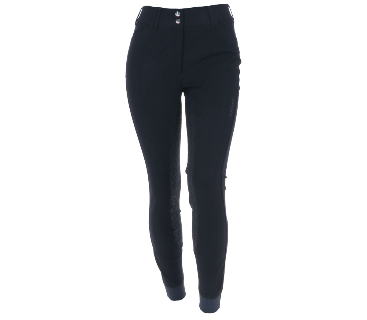 Ariat Pantalon d'Équitation Tri Factor Femme Poignée Siège Compléte Noir