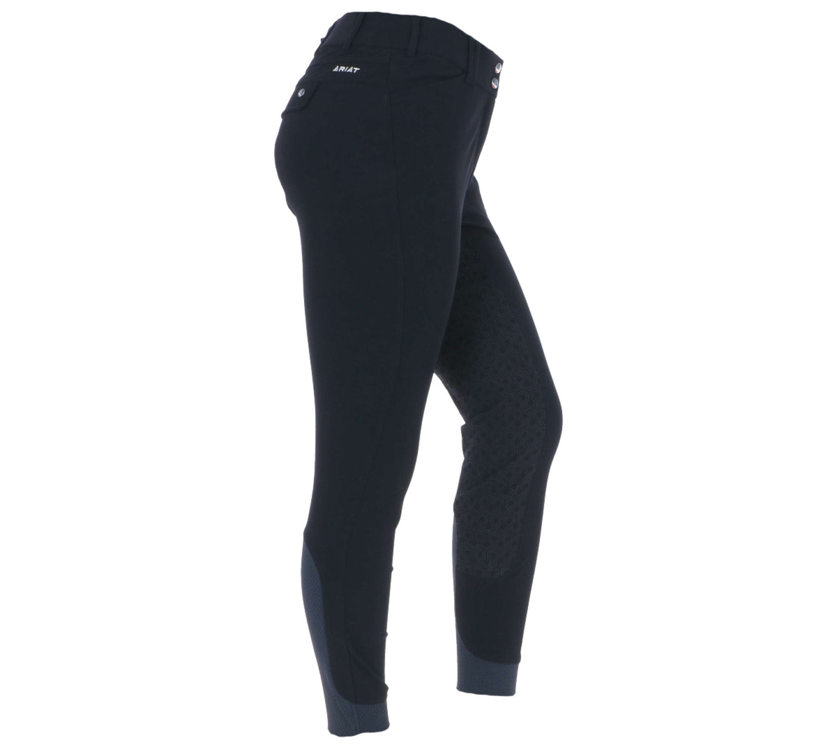 Ariat Pantalon d'Équitation Tri Factor Femme Poignée Siège Compléte Noir