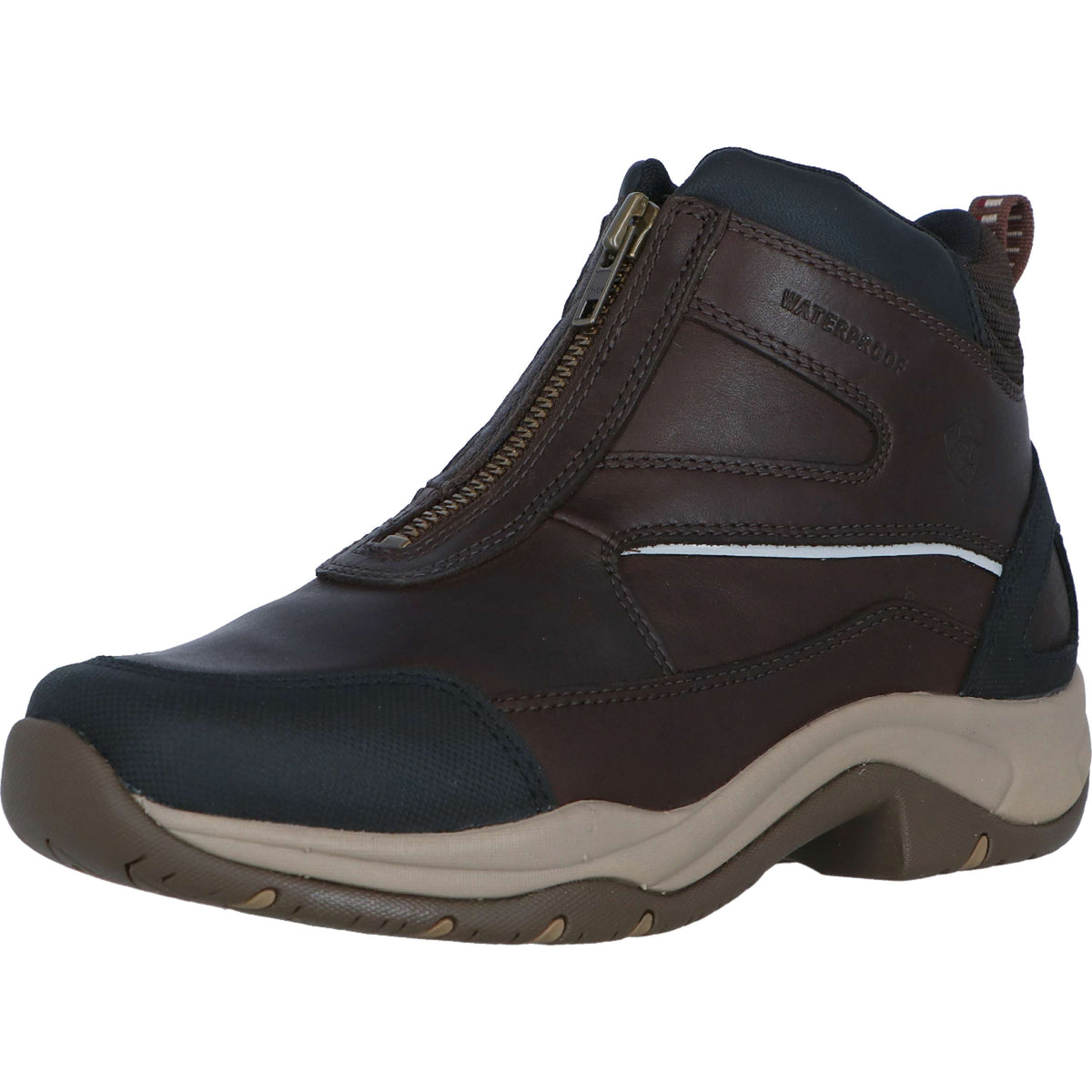 Ariat Chaussure d'Écurie Telluride Zip H2O Femme Marron foncé