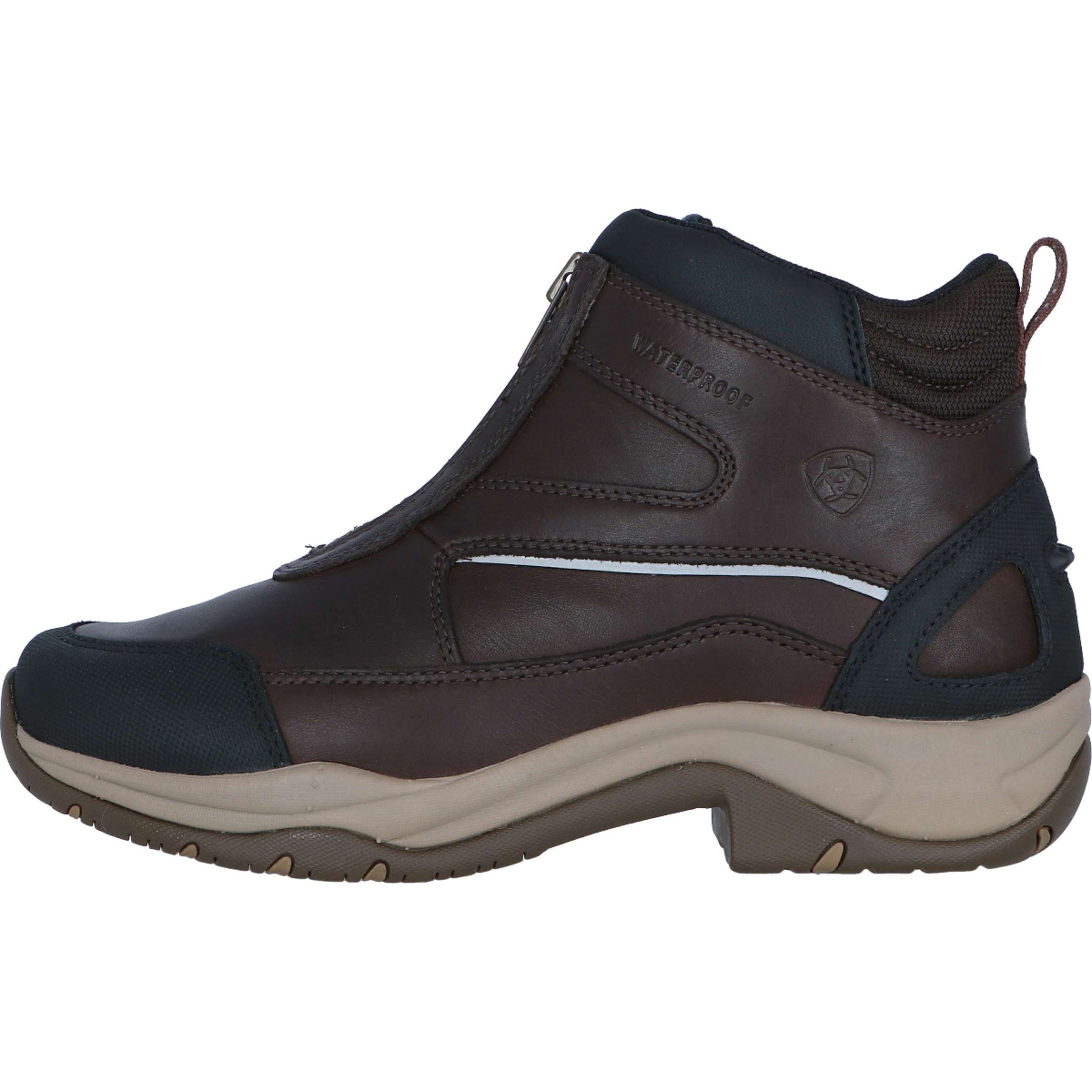 Ariat Chaussure d'Écurie Telluride Zip H2O Femme Marron foncé