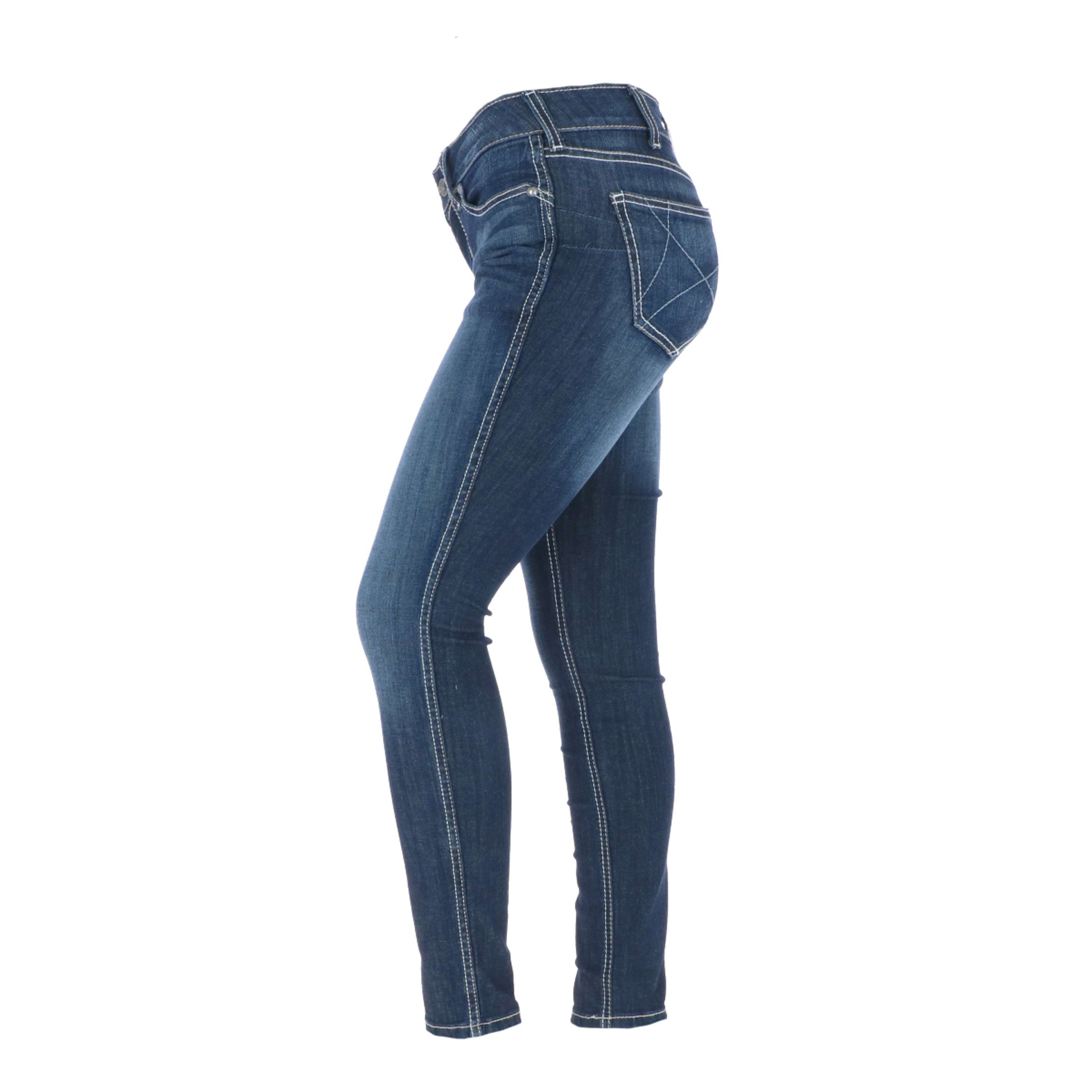 Ariat Western Denim R.E.A.L. Med Rise Skinny Ella Woman's Céleste Ariat Western Denim R.E.A.L. Med Rise Skinny Ella Woman's Céleste
