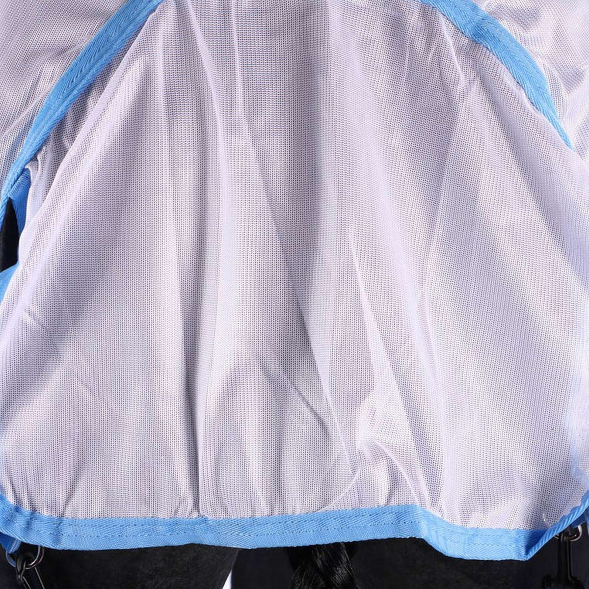 Riding World Couverture Anti-Mouches Combo Blanc/Bleu