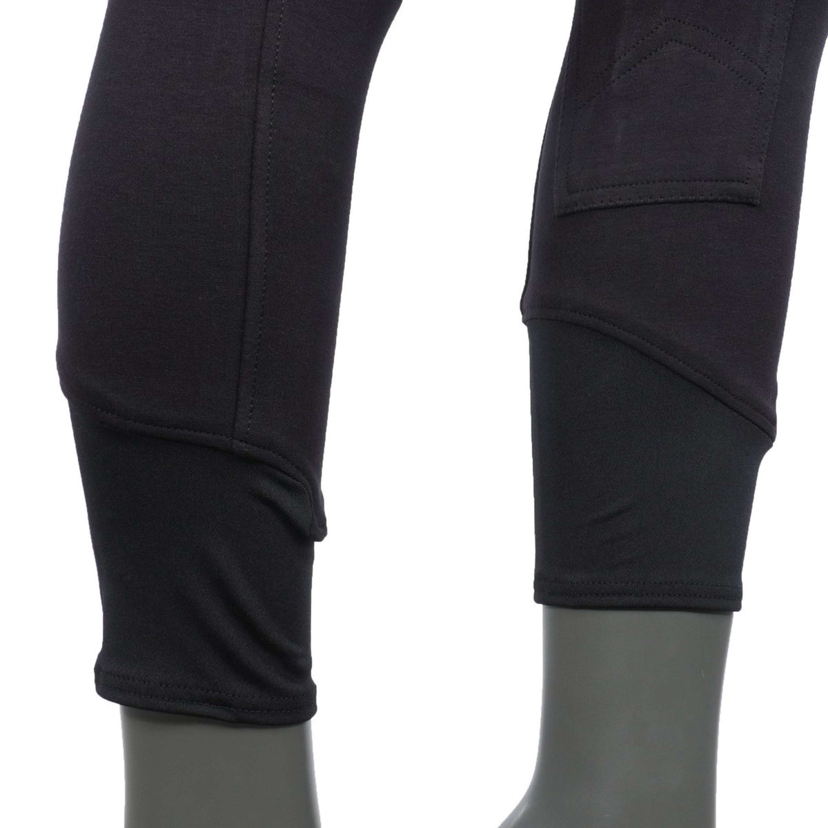 Saddlehugger by Shires Pantalon d'Équitation Knee Patch Femme Noir