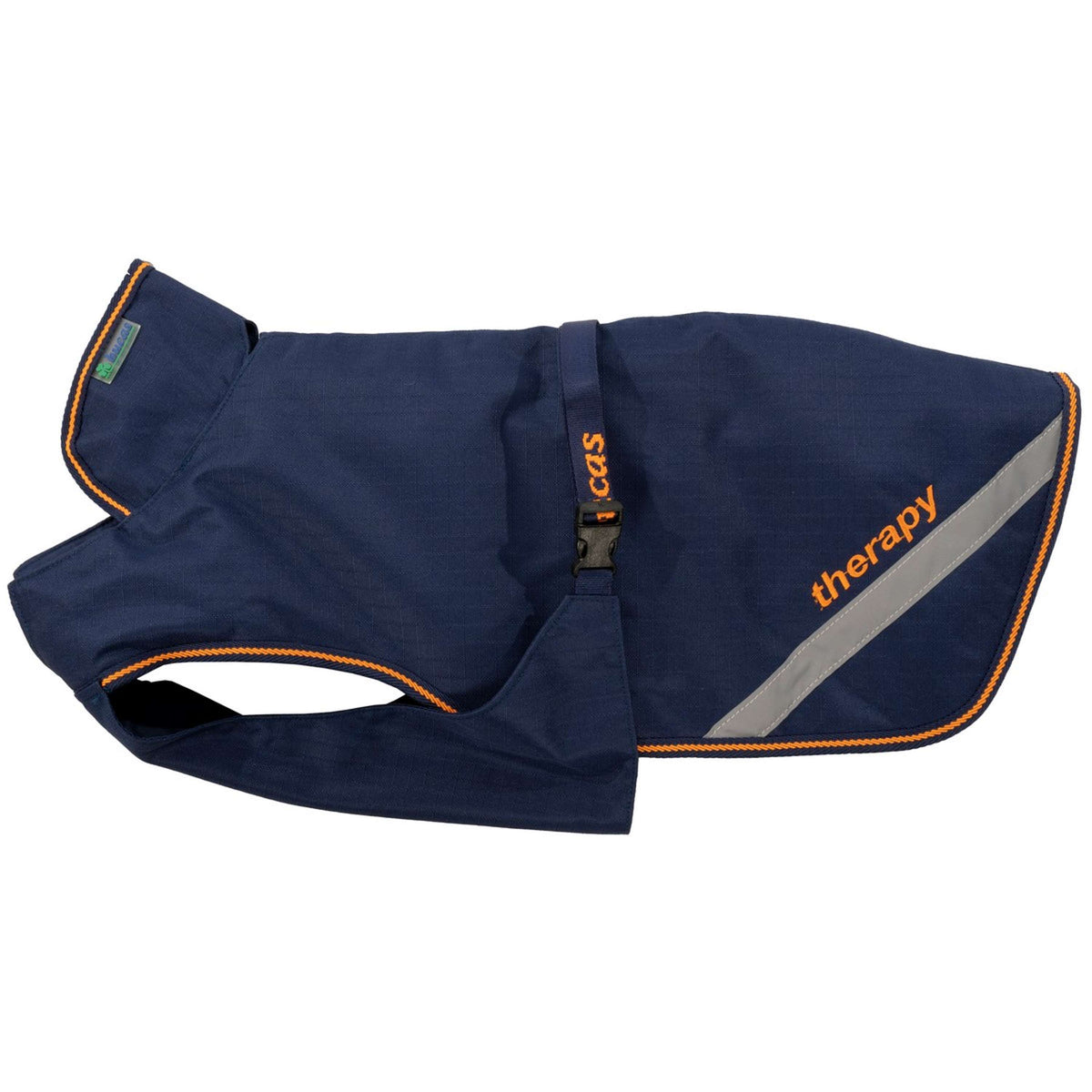 Bucas Therapy Dog Rug 150g Bleu Marine/Orange