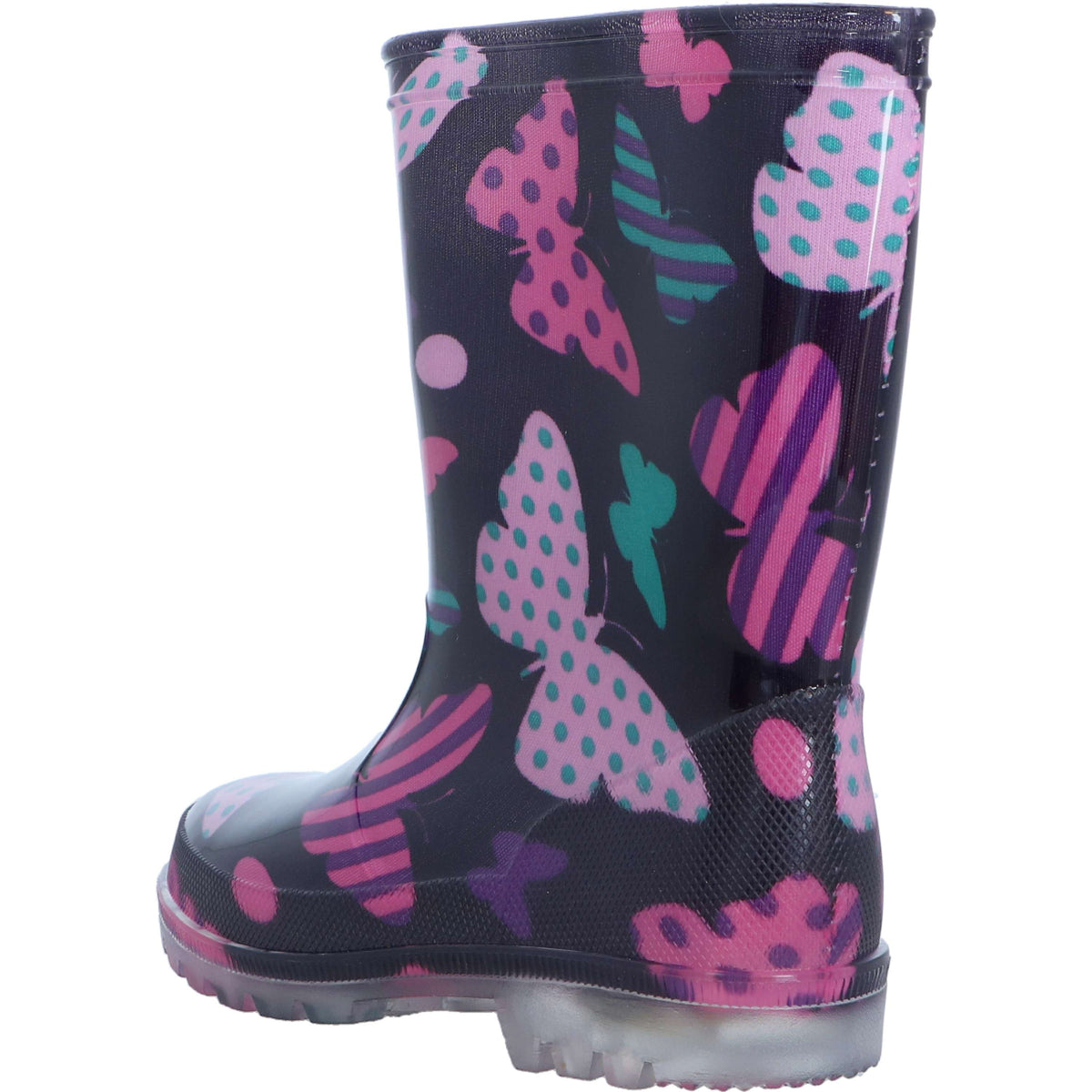 Gevavi Childrens Boots Mila PVC With LED lights Violet