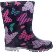 Gevavi Childrens Boots Mila PVC With LED lights Violet