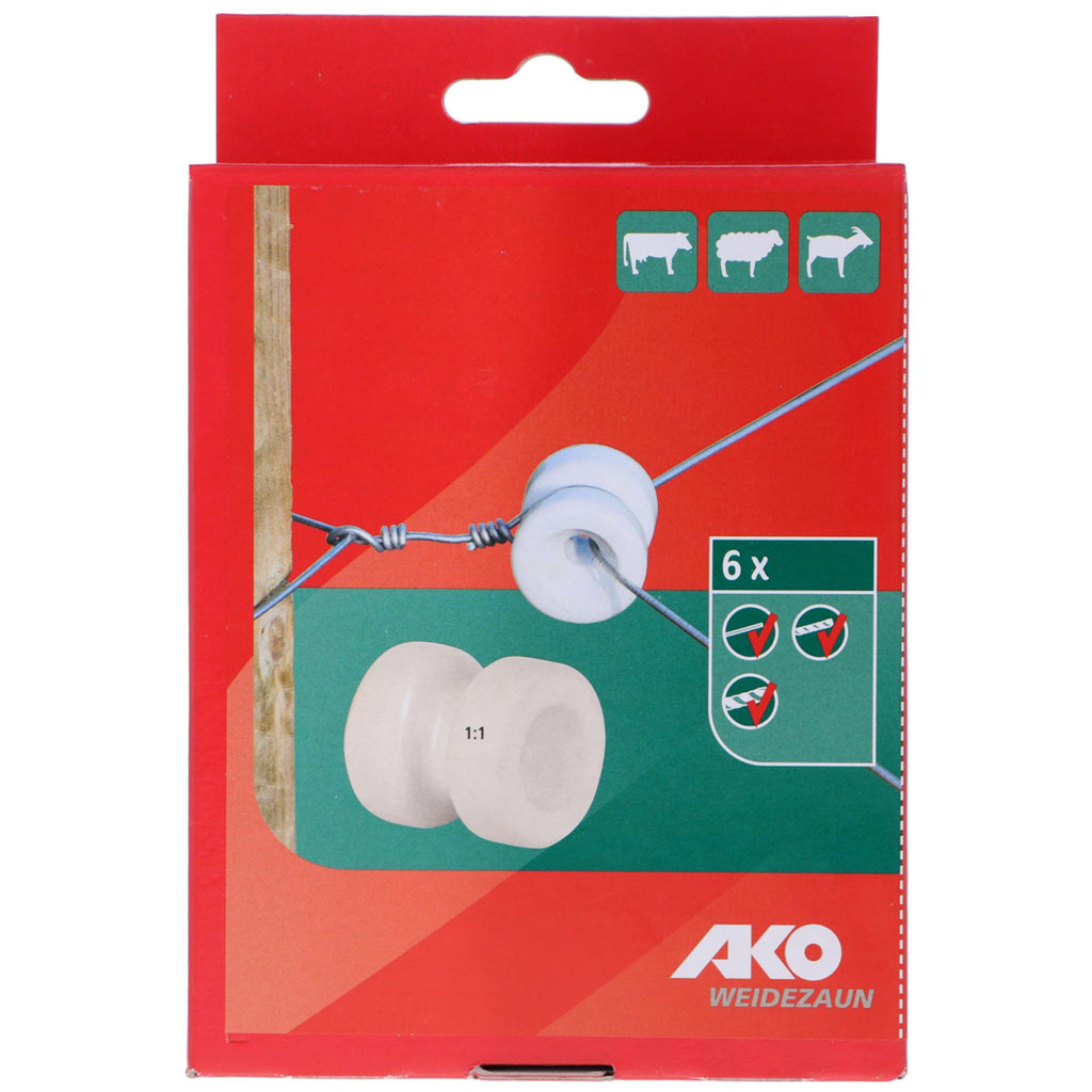 Ako Porcellan Isolateur d'angle 6 Pièces