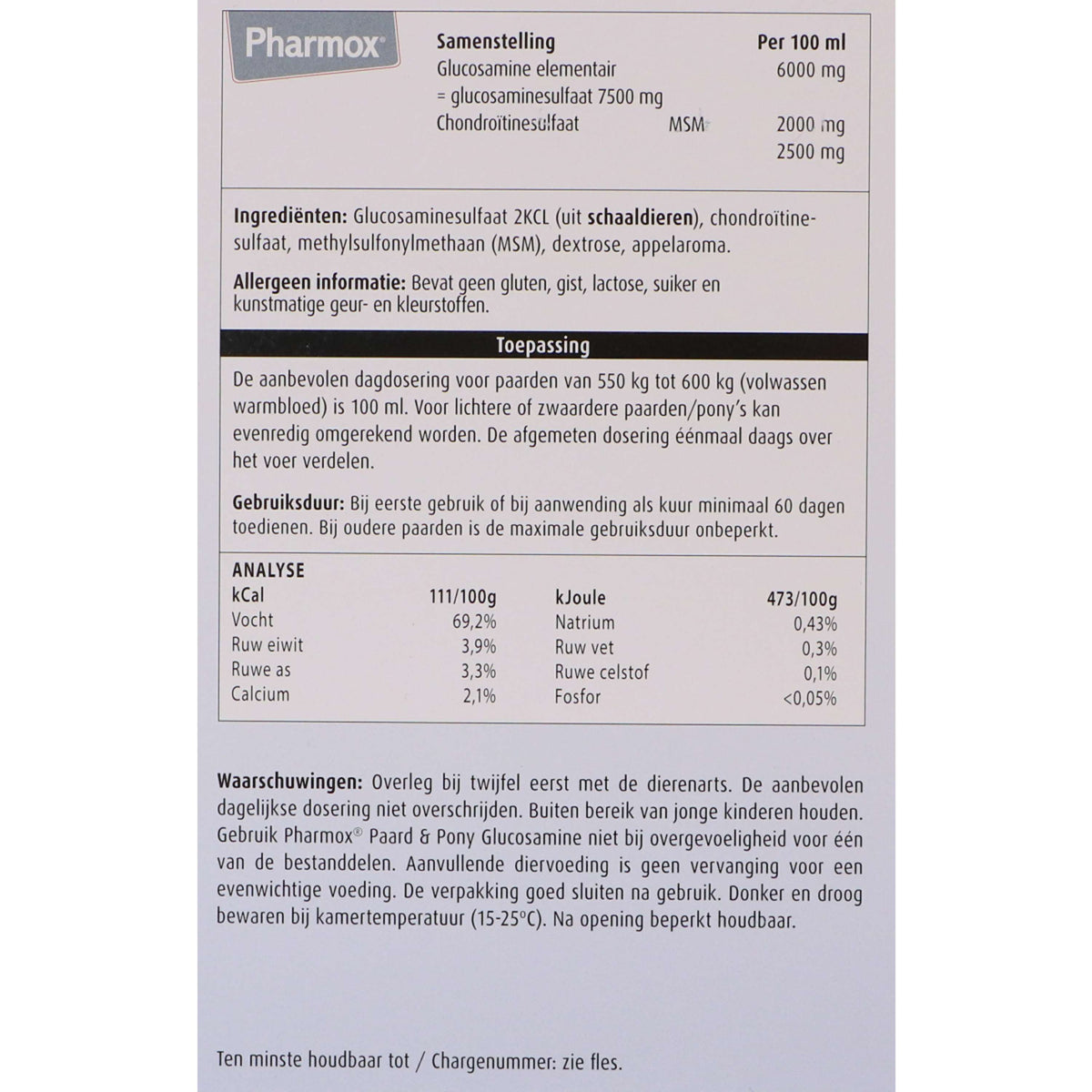 Pharmox Glucosamine P&P