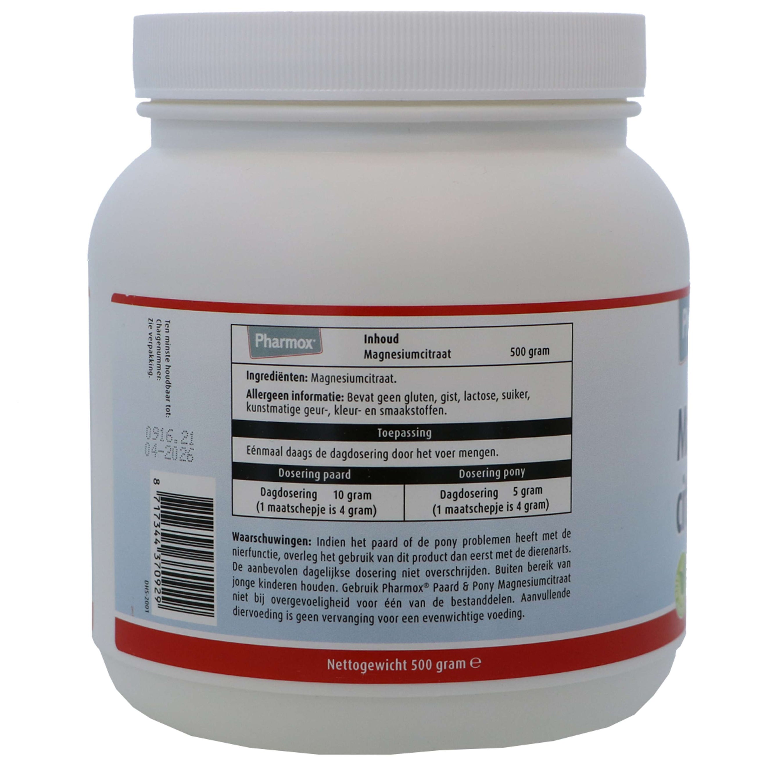 Pharmox Citrate de Magnésium P&P