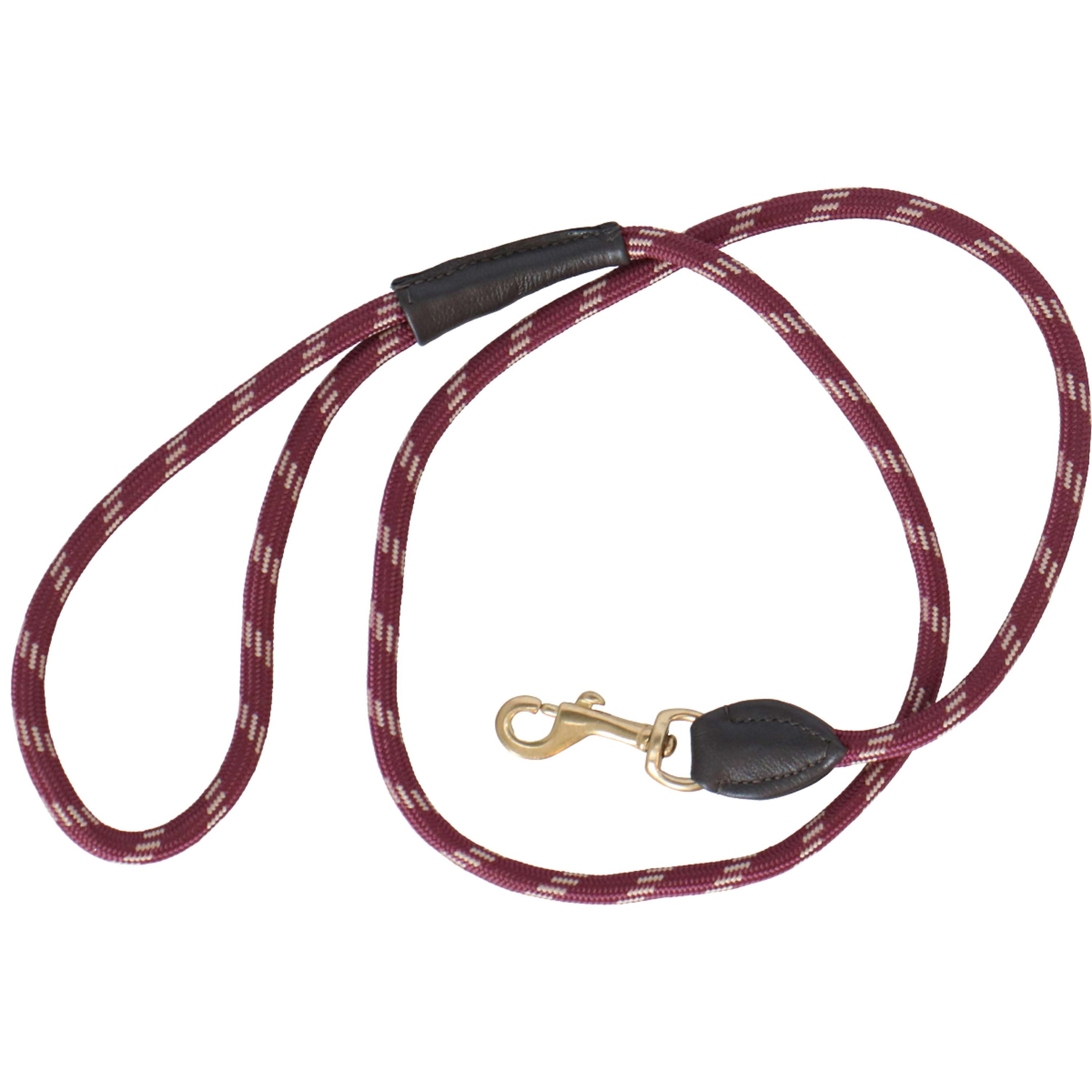 WeatherBeeta Laisse pour Chien Rope Leather Burgundy/Brown