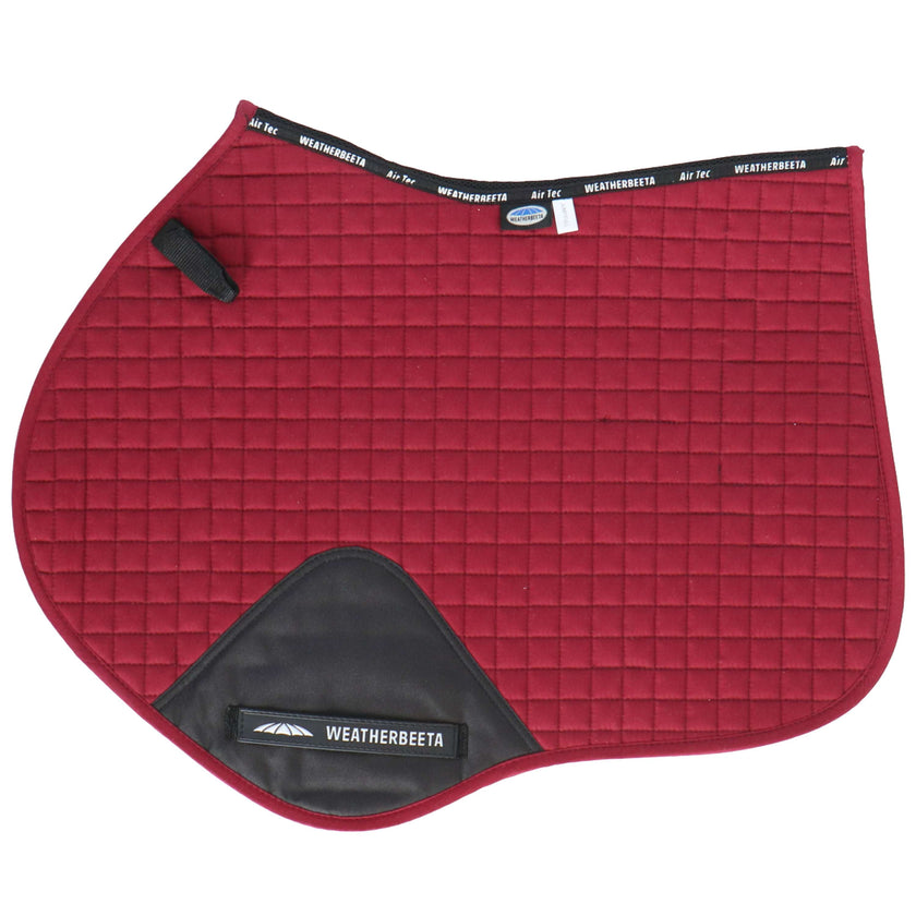 Weatherbeeta Tapis de Selle Prime de Saut Maroon Red