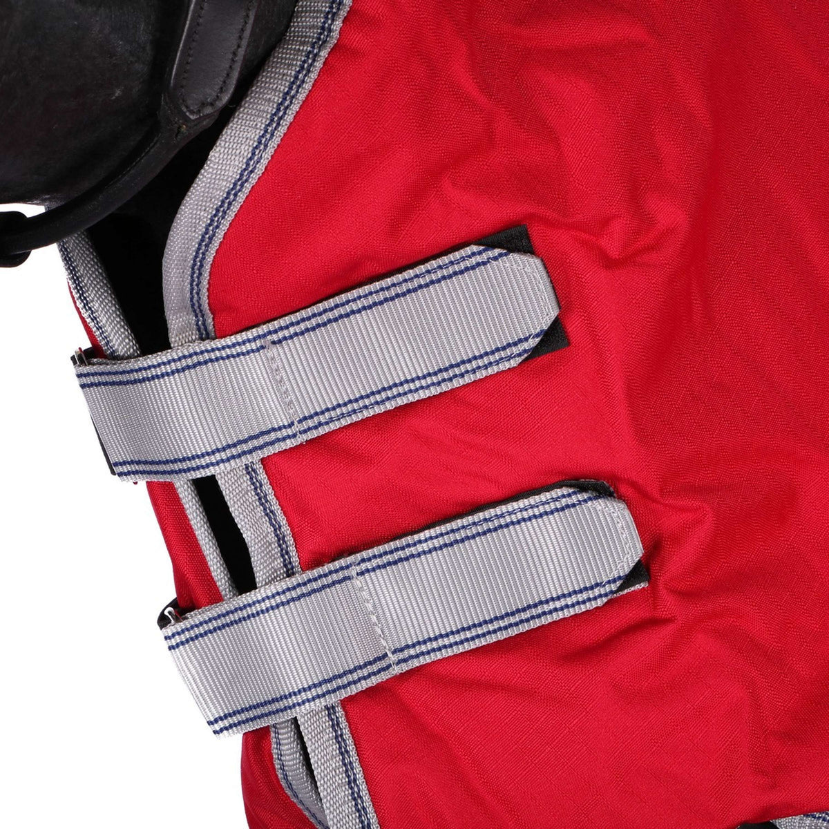 Weatherbeeta Couverture d'Hiver Comfitec Classic Combo Neck Medium/Lite 100g 600D 100g Rouge/Argent/Navy