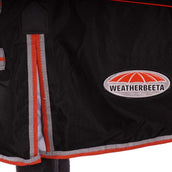 Weatherbeeta Couverture Thérapeutique Comfitec Premier Therapy-Tec Detach-A-Neck Lite Plus Noir/Argent/Rouge