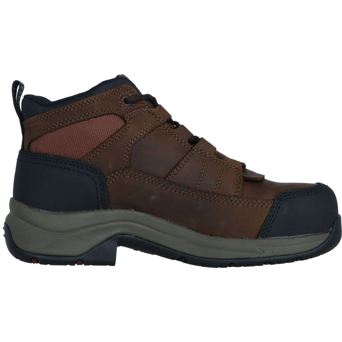 Ariat Chaussure d'Écurie Telluride Work H2O Embout En Acier Distressed Brown