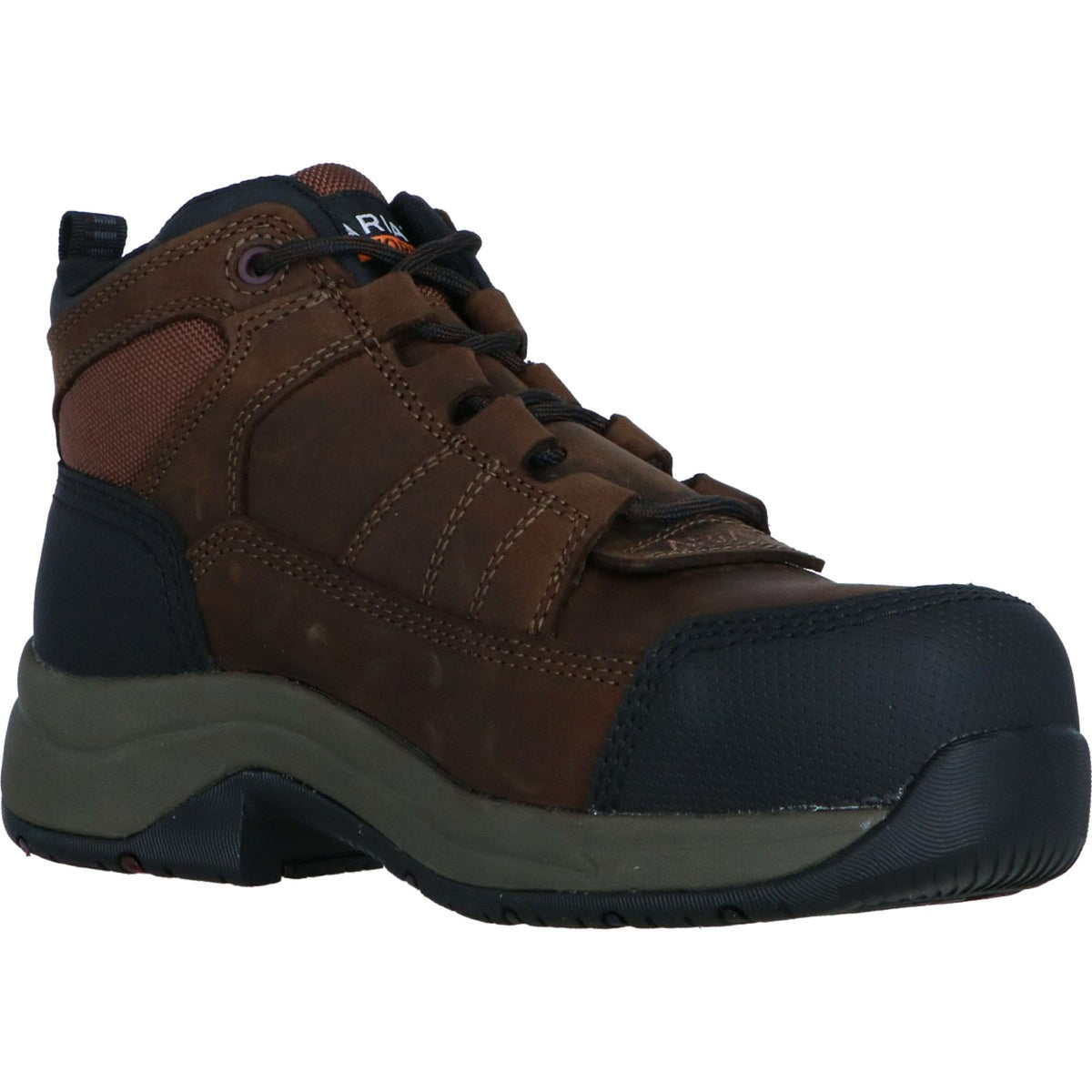 Ariat Chaussure d'Écurie Telluride Work H2O Embout En Acier Distressed Brown