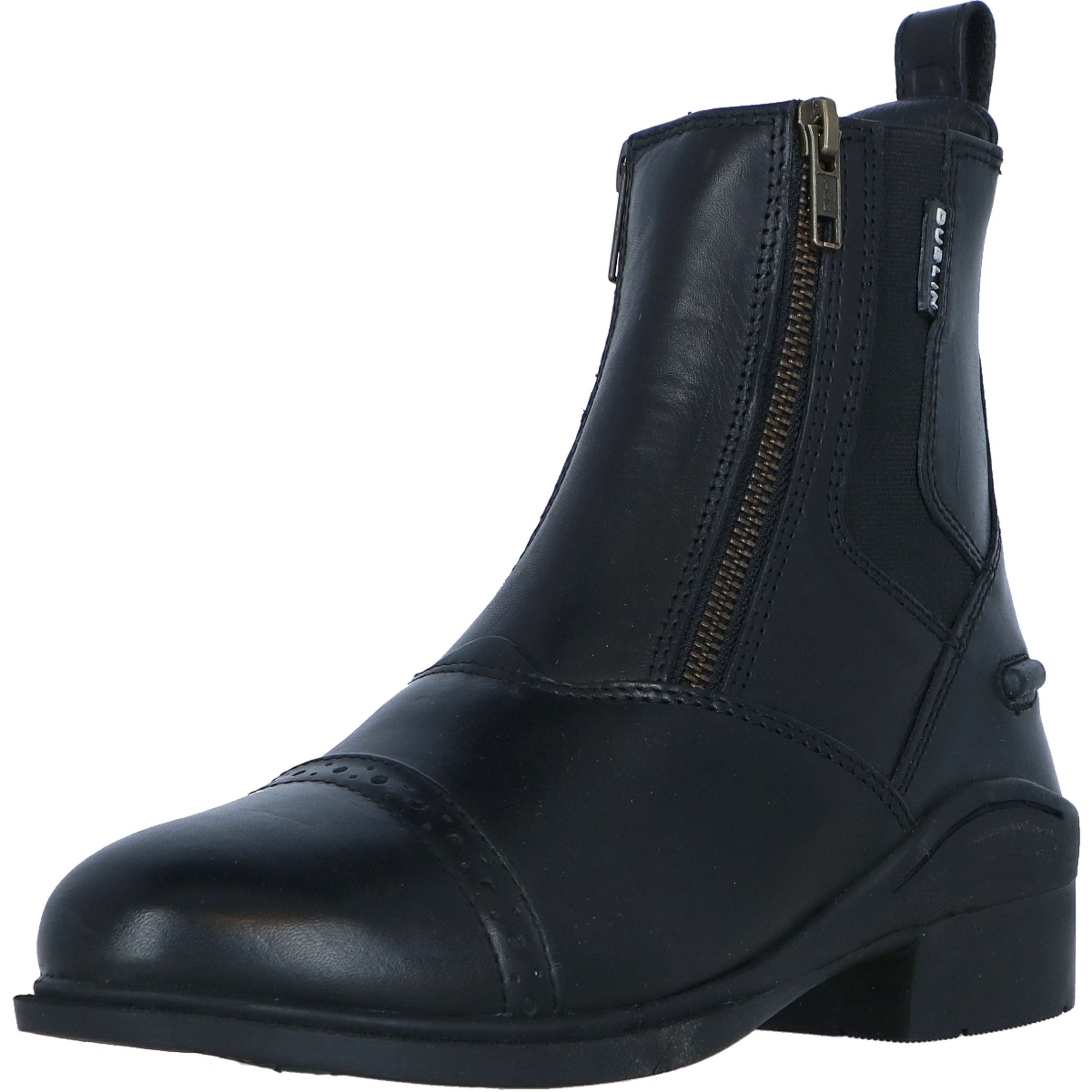 Dublin Boots Evolution Double Zip Front Noir