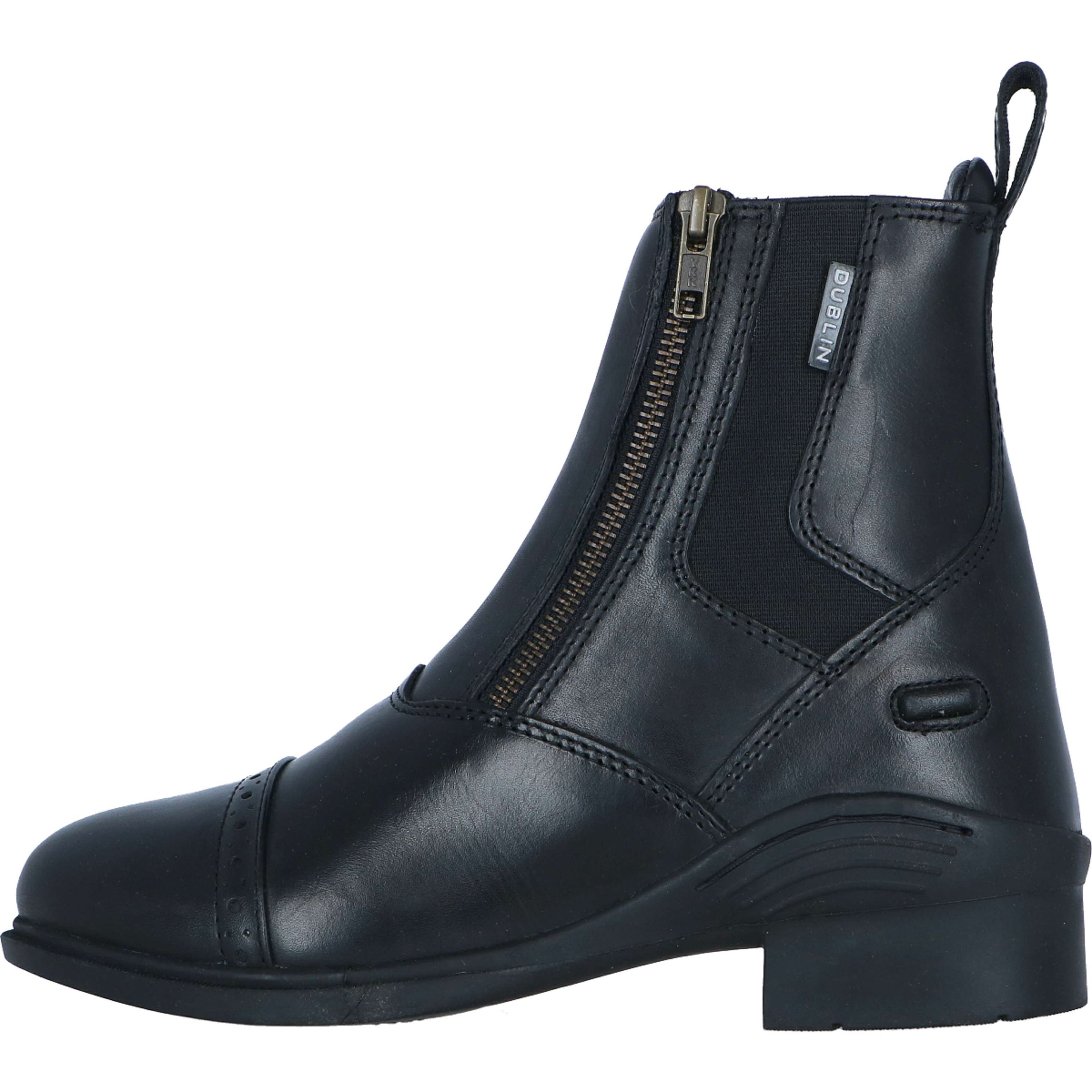 Dublin Boots Evolution Double Zip Front Noir