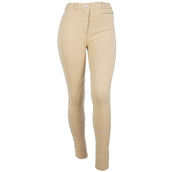 Dublin Pantalon d'Équitation Supa-Fit Zip Up Knee Patch Jodhpurs Beige