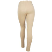 Dublin Pantalon d'Équitation Supa-Fit Zip Up Knee Patch Jodhpurs Beige