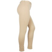 Dublin Pantalon d'Équitation Supa-Fit Zip Up Knee Patch Jodhpurs Beige