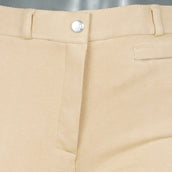 Dublin Pantalon d'Équitation Supa-Fit Zip Up Knee Patch Jodhpurs Beige