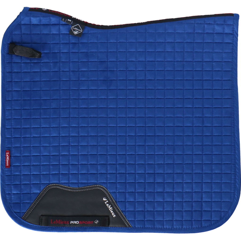 LeMieux Tapis de Selle Luxury Square Dressage Benetton Blue