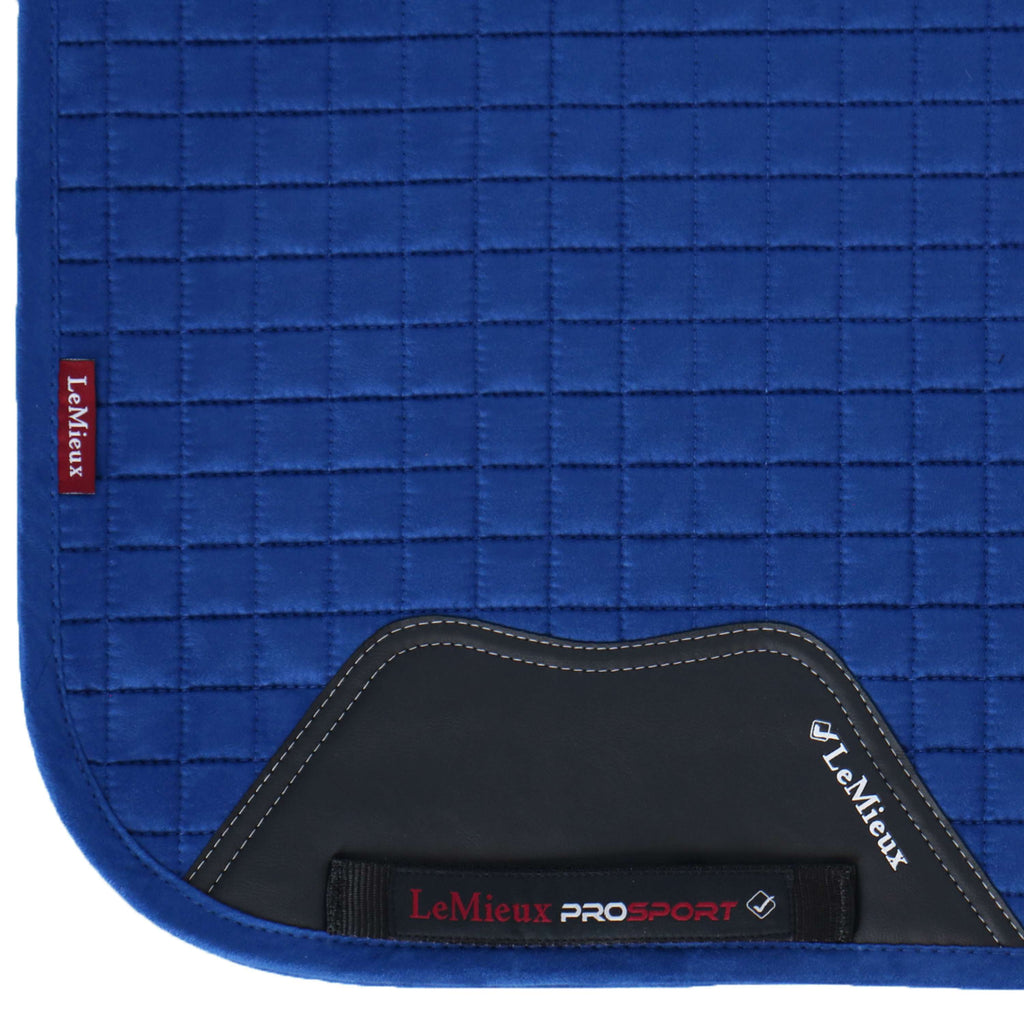 LeMieux Tapis de Selle Luxury Square Dressage Benetton Blue