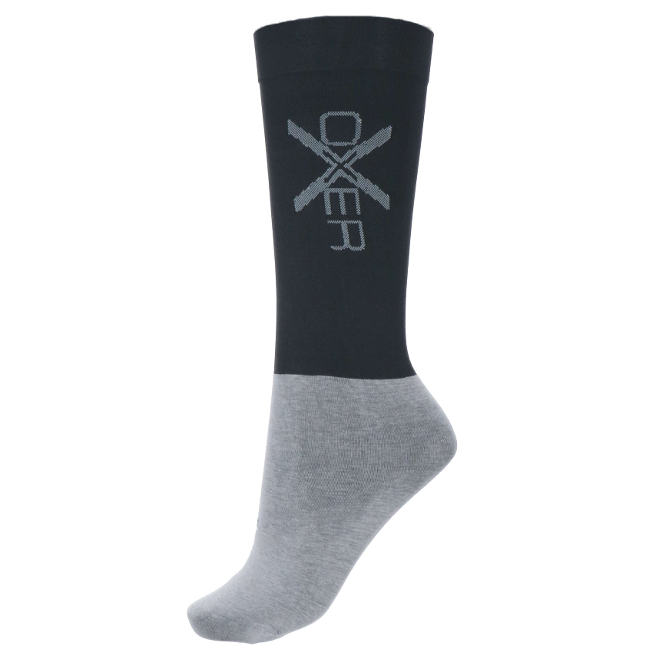 Oxer Socks Slim Foot 3-pack Anthracite