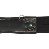 LJ-Leathers Sangle Cuir Couverture Noir