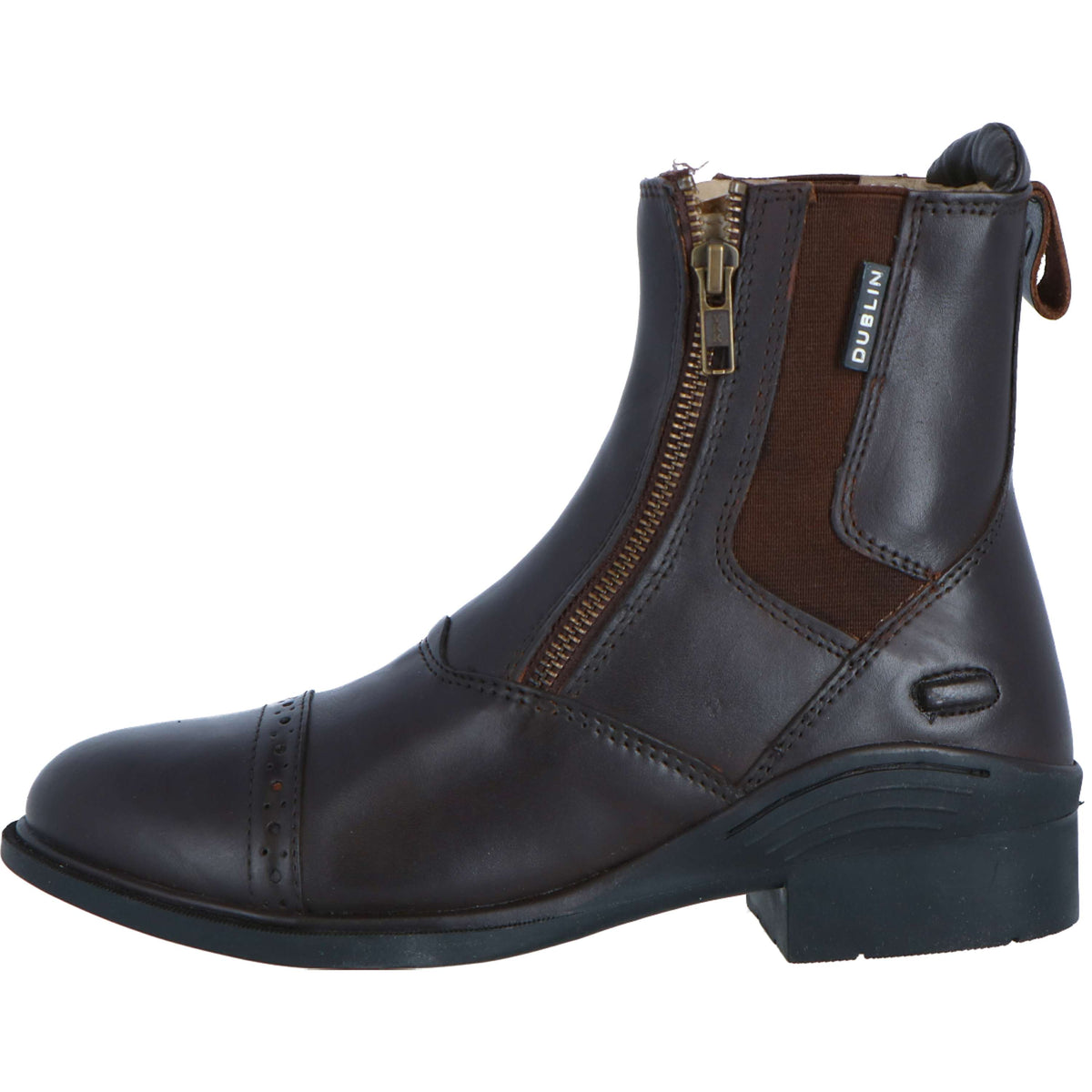 Dublin Boots Evolution Double Zip Front Marron