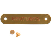 Kentucky Plaque de Nom pour Licol Or