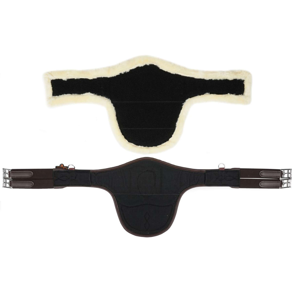 Kentucky Sangle Bavette Sheepskin Special pour le Saut Marron