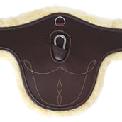 Kentucky Sangle d'Obstacle Sheepskin Stud Marron