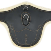 Kentucky Sangle d'Obstacle Sheepskin Stud Noir