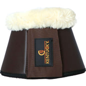 Kentucky Horsewear Cloches d'Obstacles Sheepskin Leather Marron