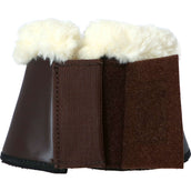 Kentucky Horsewear Cloches d'Obstacles Sheepskin Leather Marron