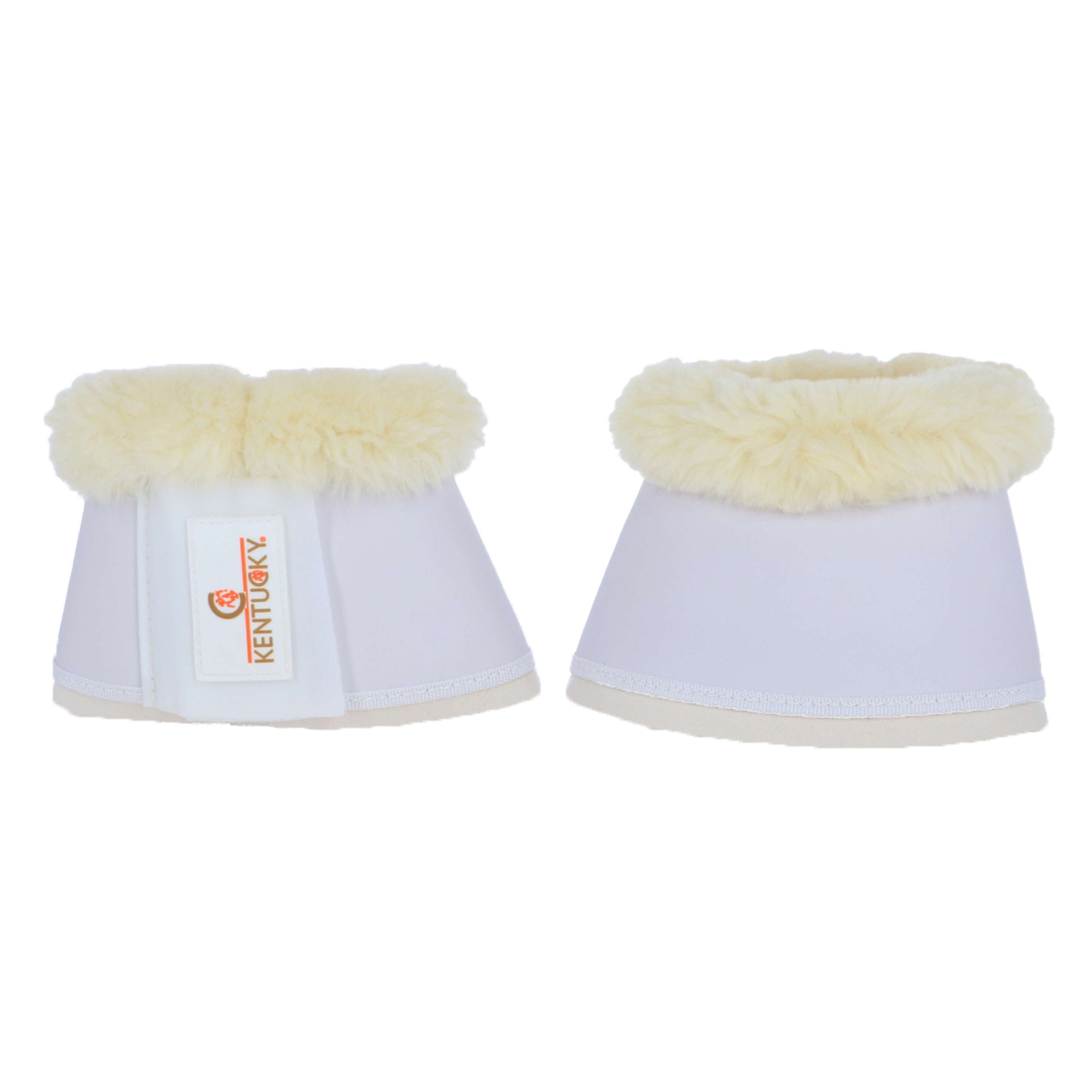 Kentucky Horsewear Cloches d'Obstacles Sheepskin Leather Blanc Kentucky Horsewear Cloches d'Obstacles Sheepskin Leather Blanc