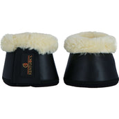 Kentucky Horsewear Cloches d'Obstacles Sheepskin Leather Noir