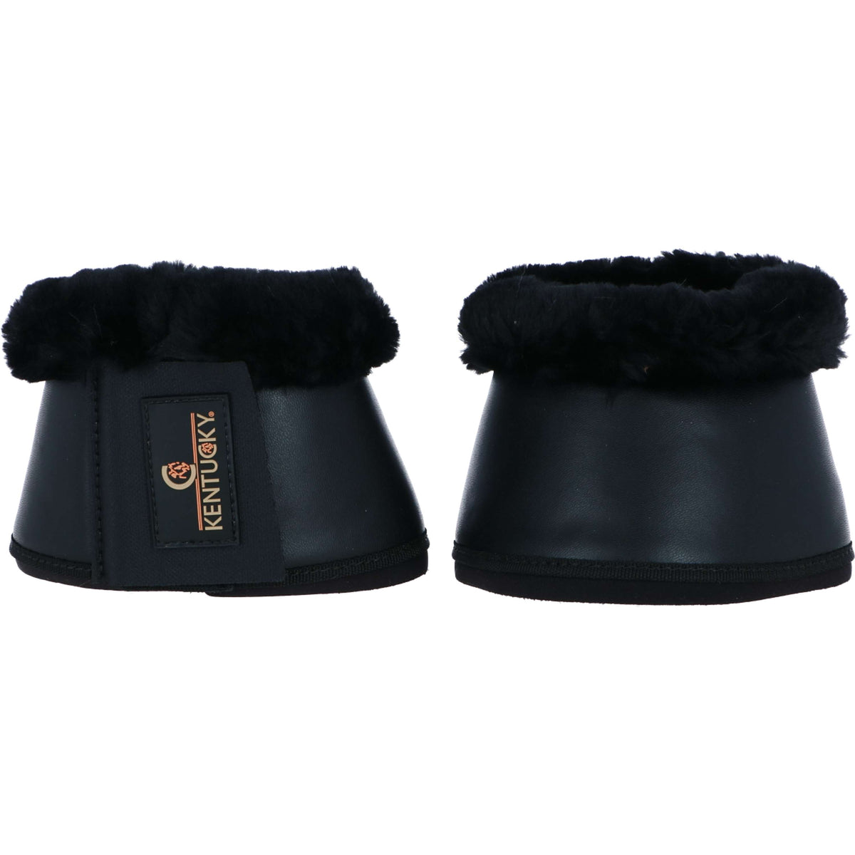 Kentucky Horsewear Cloches d'Obstacles Sheepskin Leather Noir/Noir