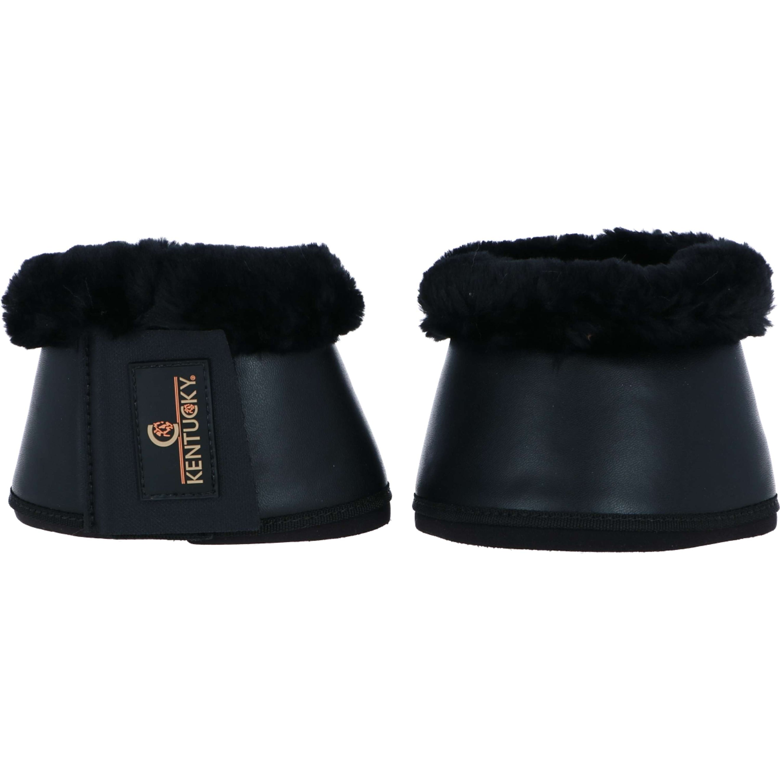 Kentucky Horsewear Cloches d'Obstacles Sheepskin Leather Noir/Noir Kentucky Horsewear Cloches d'Obstacles Sheepskin Leather Noir/Noir