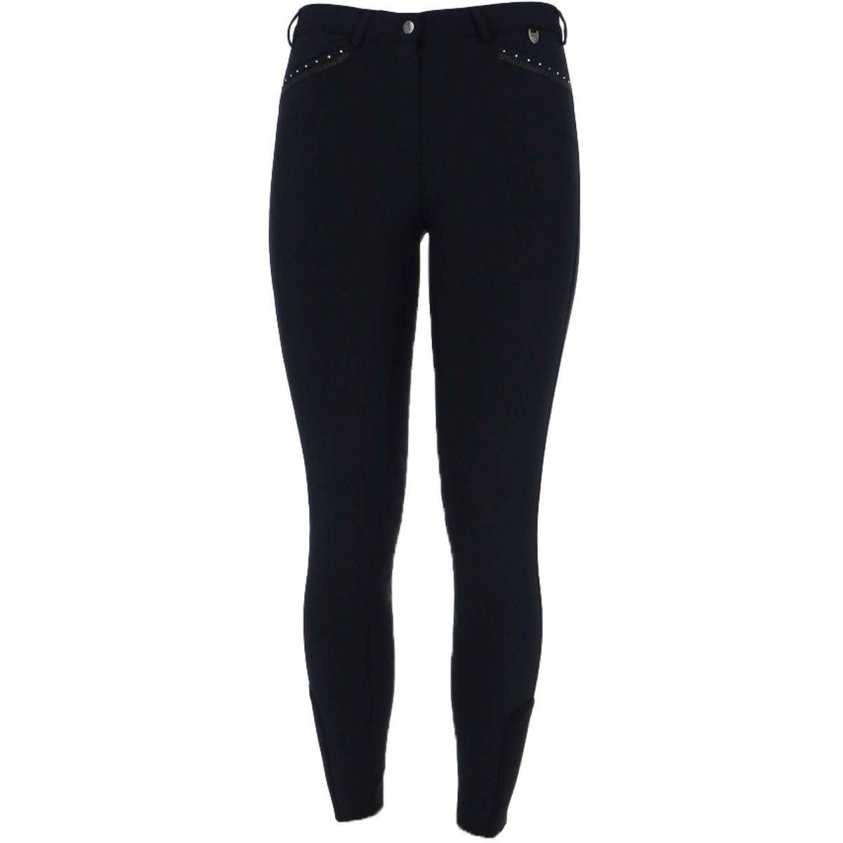 HORKA Pantalon d'Équitation Alexa Enfants Noir