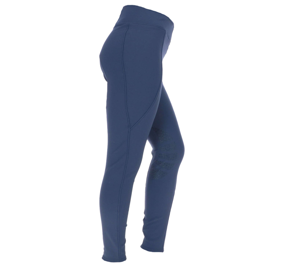 EQUITHÈME Legging d'Équitation Dolomyt Softshell Marine bleu