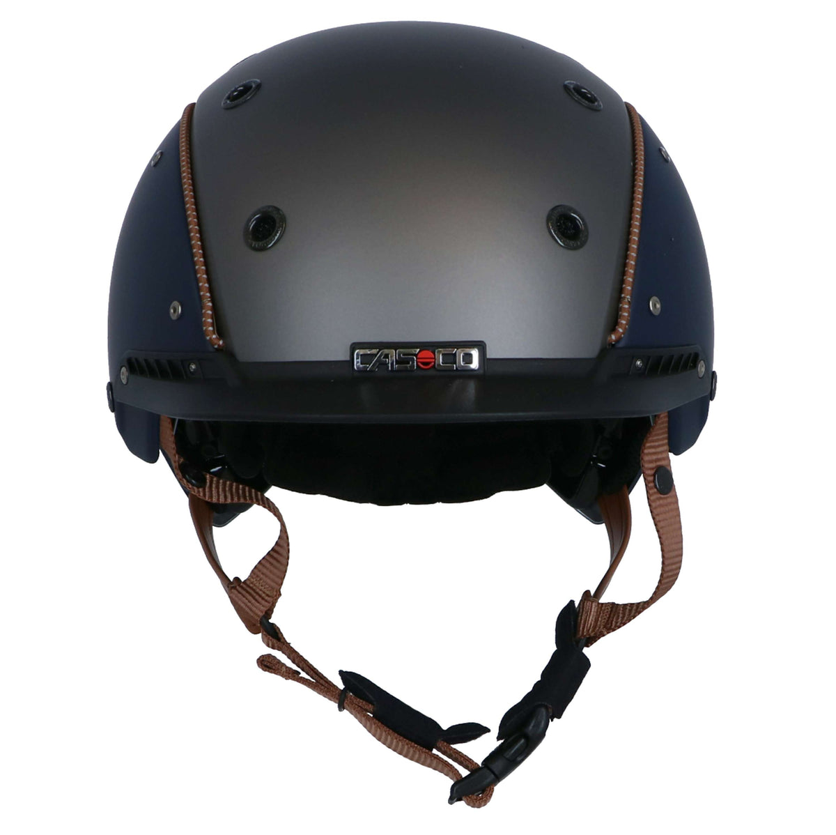 Casco Bombe Champ-3 Bleu/Marron