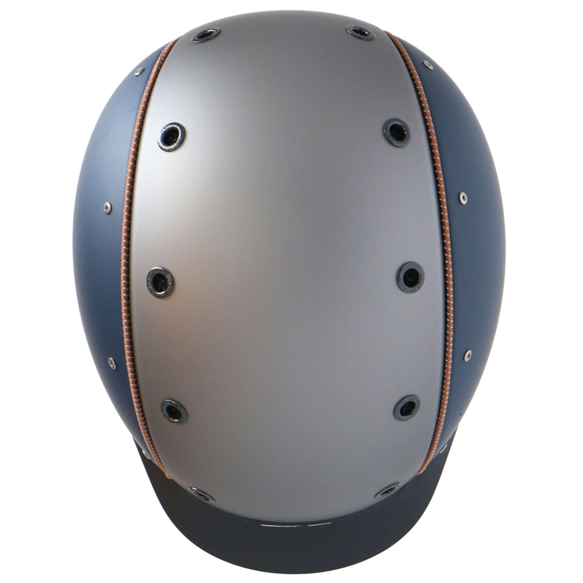 Casco Bombe Champ-3 Bleu/Marron