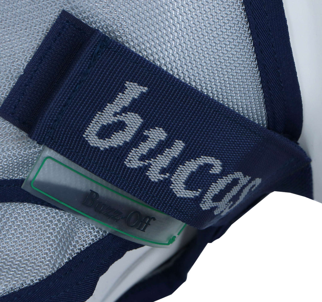 Bucas Buzz-Off Masque Anti-Mouches Delux Bleu