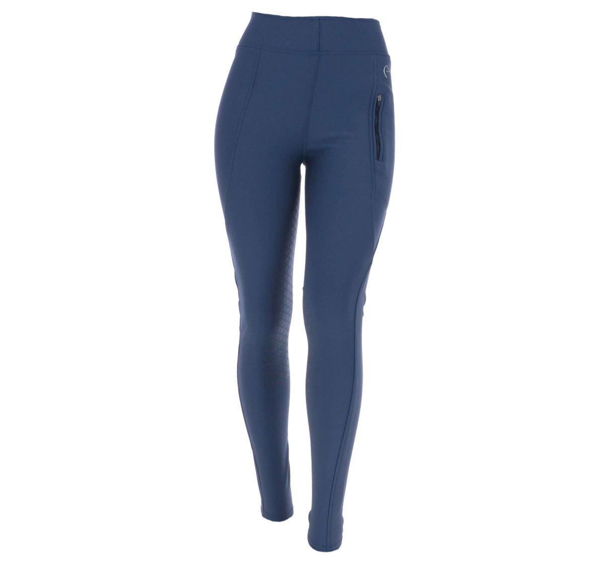 EQUITHÈME Pantalon d'Équitation Dolomyt Softshell Silicone Bleu Foncé