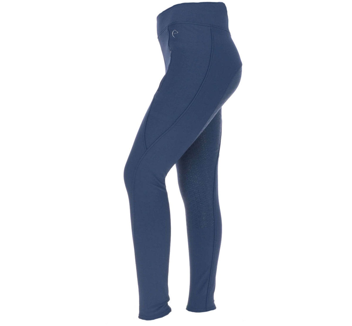 EQUITHÈME Legging d'Équitation Dolomyt Softshell Silicone Bleu Foncé